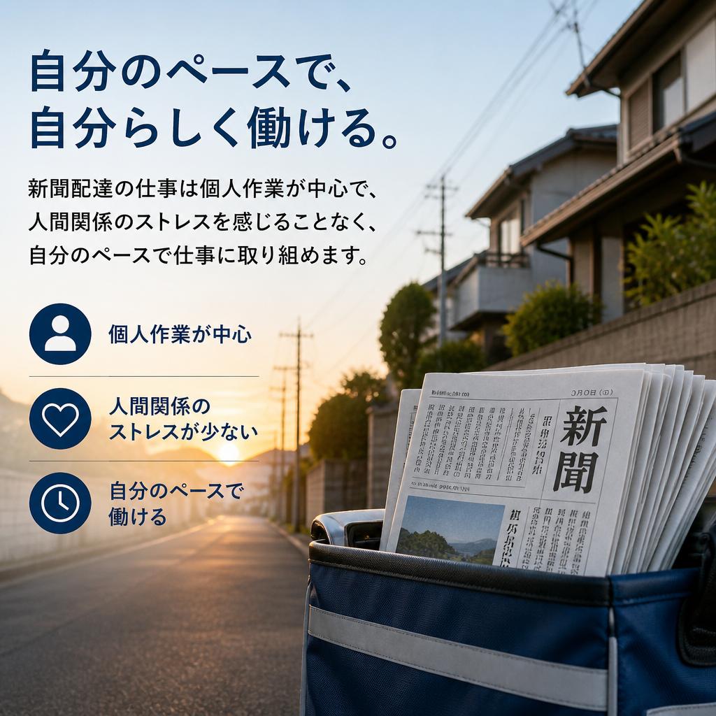 個人作業だからストレスフリー