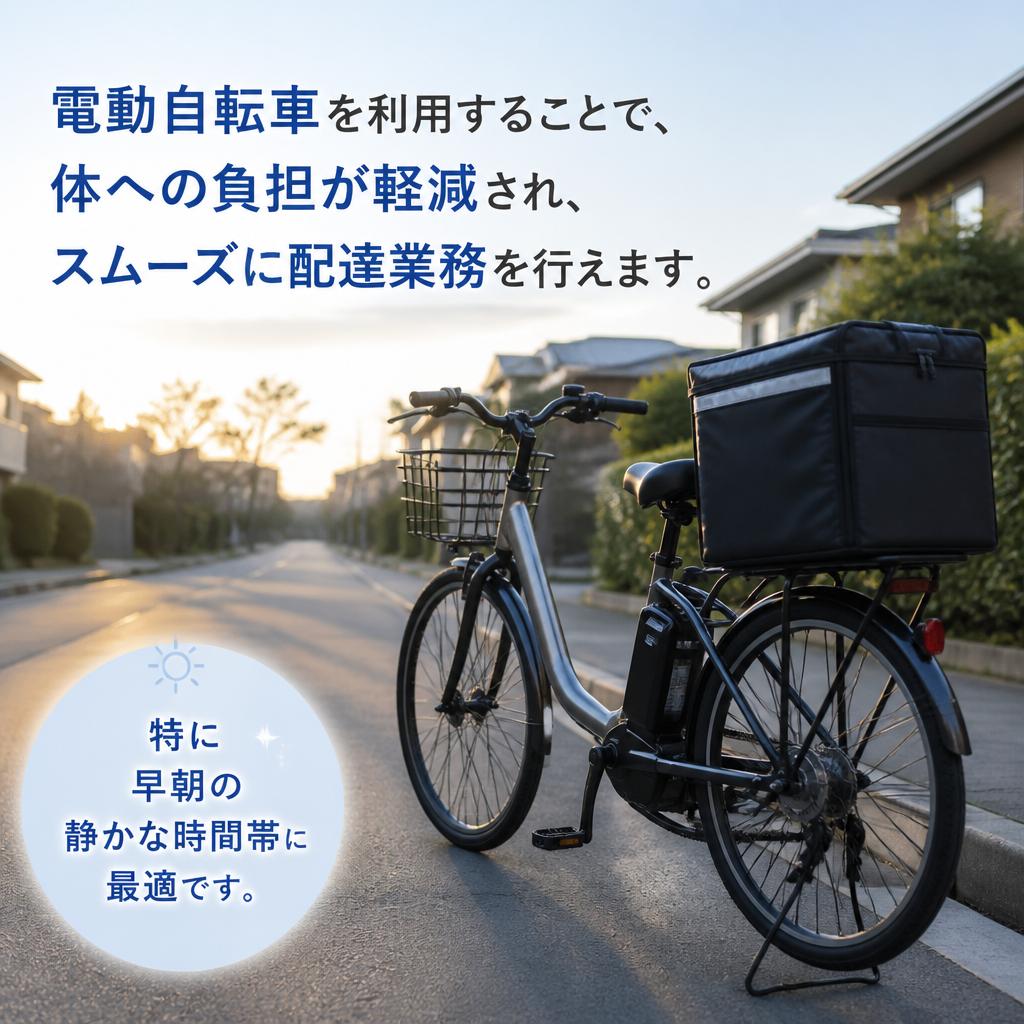 2. 効率的な電動自転車配達