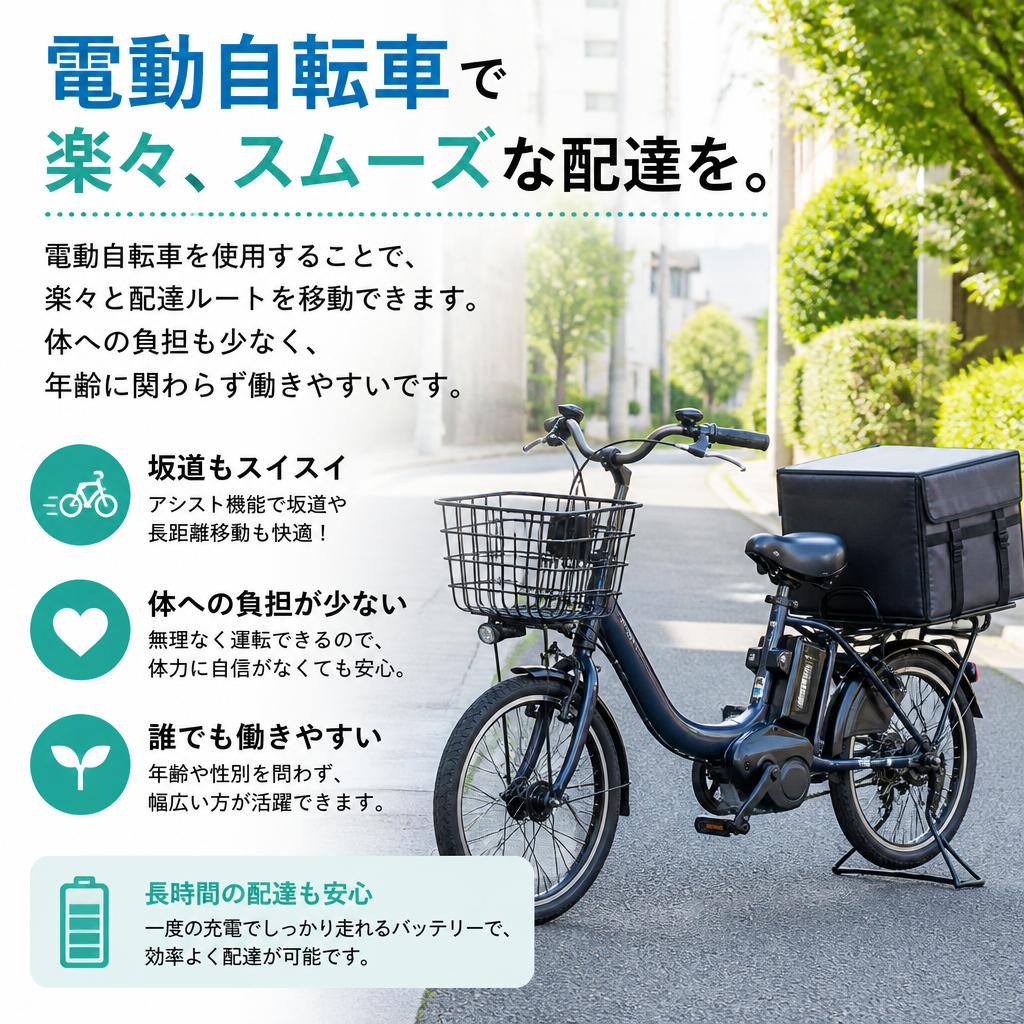 電動自転車の利点