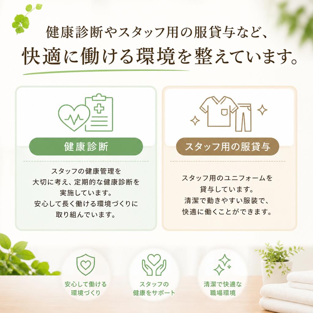 充実した職場環境
