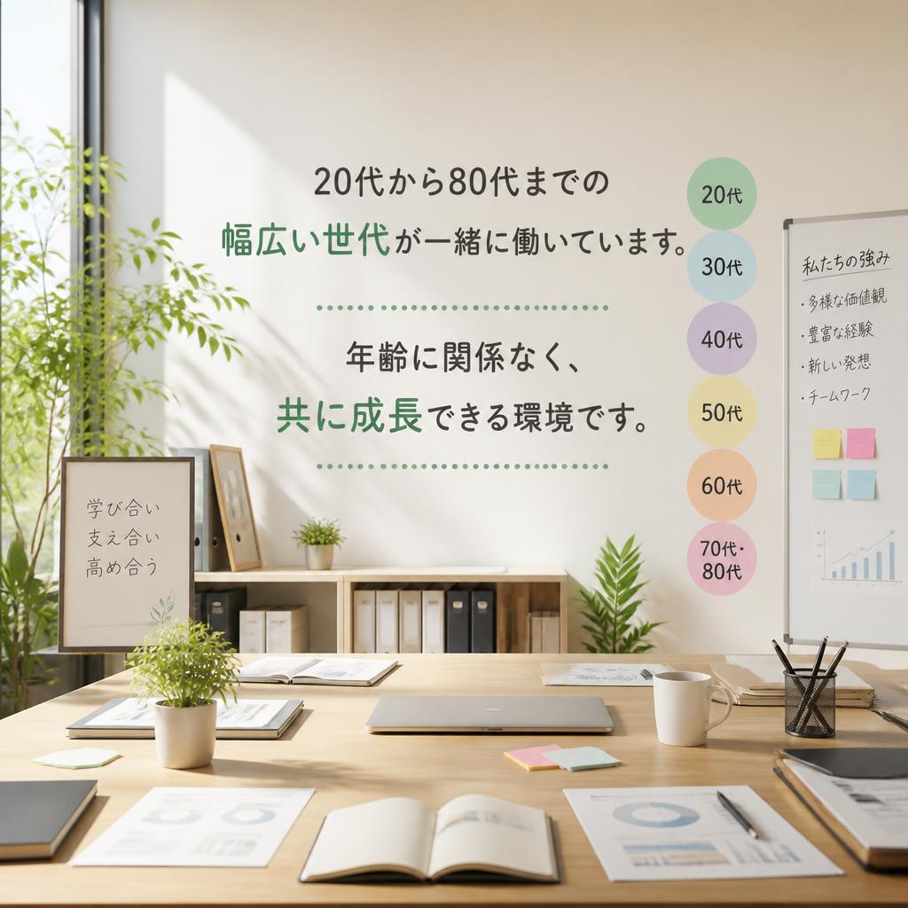 様々な世代が活躍中