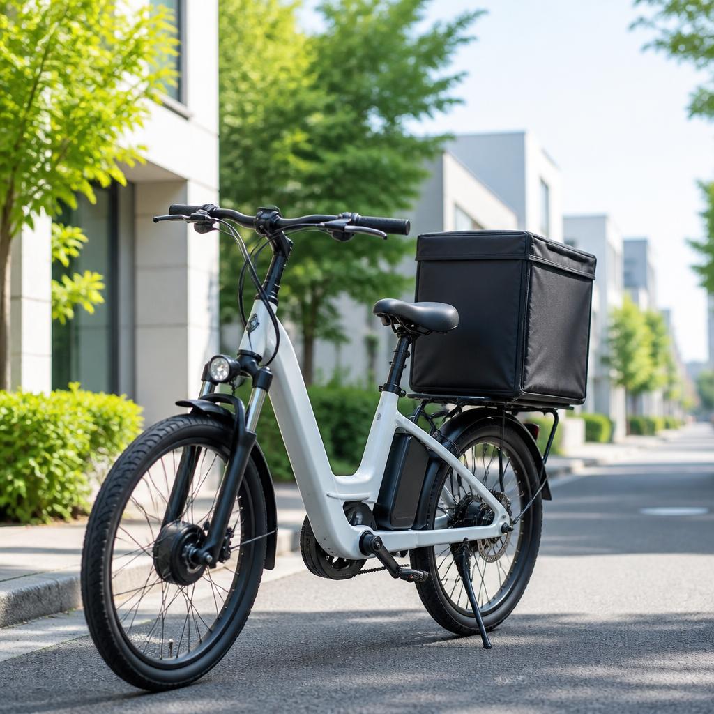 電動自転車で効率的に配達作業！バイク免許がなくても安心して稼げる！